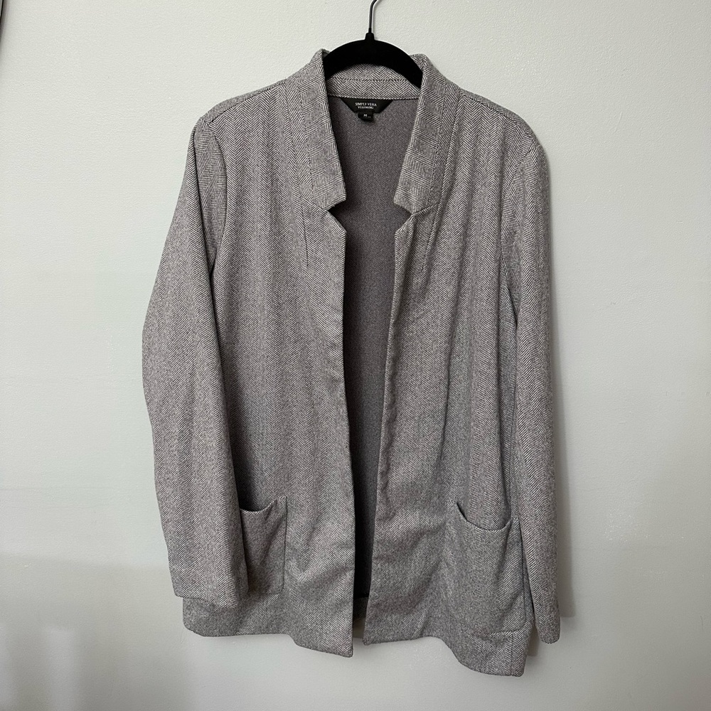 Gray blazer